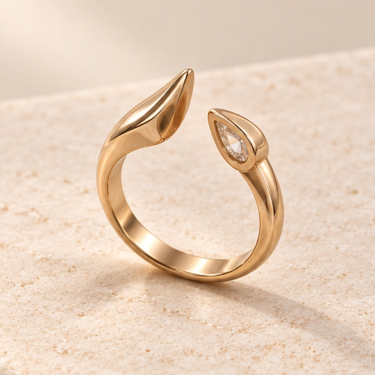 VIVALORA® Aster Fold Ring — second angle product view