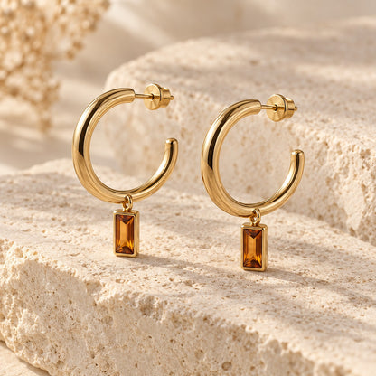 VIVALORA® Solstice Drop Hoops — primary product view